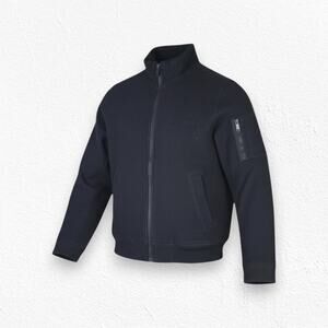 Dockers Black Insulated Mock Neck Full Zip Heavy Winter Jacket Size Medium
